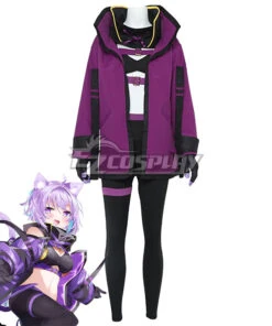 Virtual YouTuber Hololive Nekomata Okayu Birthday Celebration 2022 Cosplay Costume