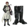 Seraph Of The End Vampire Reign Owari No Serafu Crowley Eusford Black Shoes Cosplay Boots