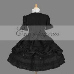 Black Gothic Lolita Dress -LTFS0136 -EZCOSPLAY SHOP 136.1