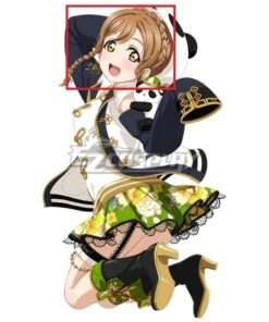 LoveLive! Sunshine!! Aqours Kunikida Hanamaru SSR China Dress Ver Brown Cosplay Wig
