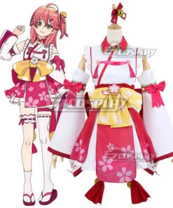 Hololive Youtuber Vtuber Sakura Miko Cosplay Costume