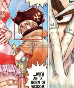 Dr.Stone Ryusui Nanami Golden Cosplay Wig