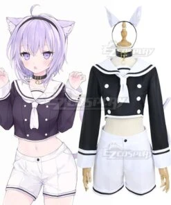 Virtual YouTuber Nekomata Okayu Cosplay Costume