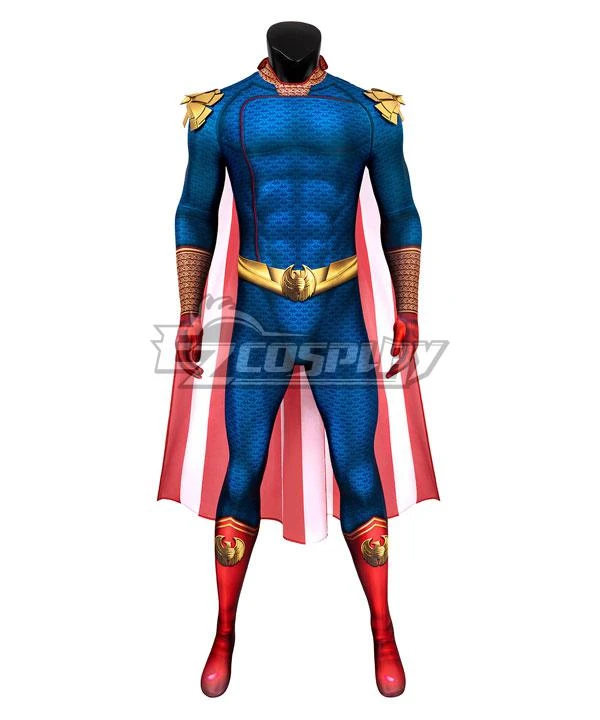 The Boys Homelander Zentai Jumpsuit Cosplay Costume 2 The Boys Homelander Zentai Jumpsuit Cosplay Costume - Image 2