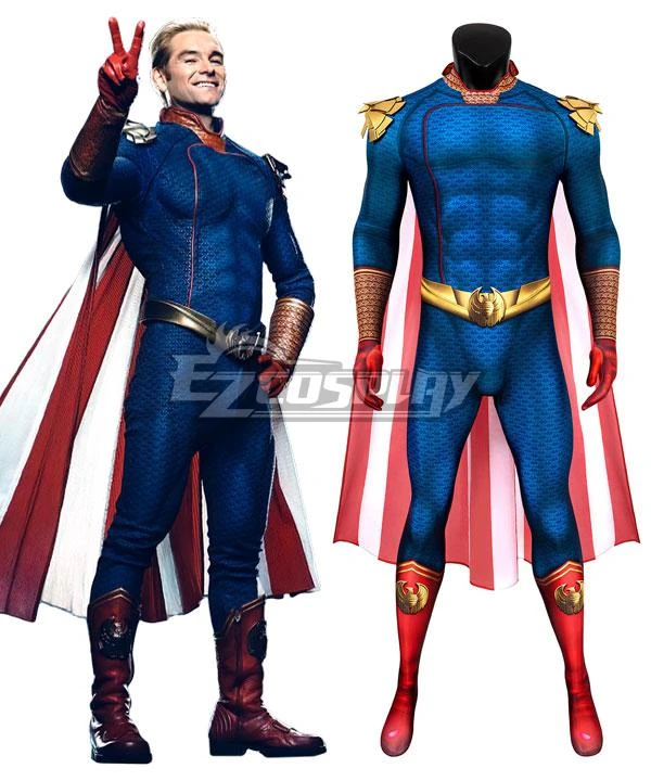 The Boys Homelander Zentai Jumpsuit Cosplay Costume 1 The Boys Homelander Zentai Jumpsuit Cosplay Costume