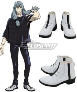 Jujutsu Kaisen Sorcery Fight Mahito Silver Cosplay Shoes