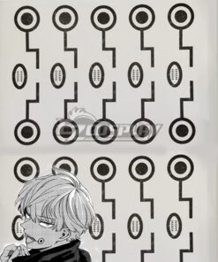 Jujutsu Kaisen Sorcery Fight Toge Inumaki Tatto Cosplay Accessory Prop