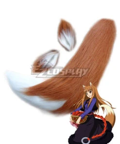 Spice And Wolf Holo Cosplay Ears And Tail Cosplay Accessory Prop- B Edition