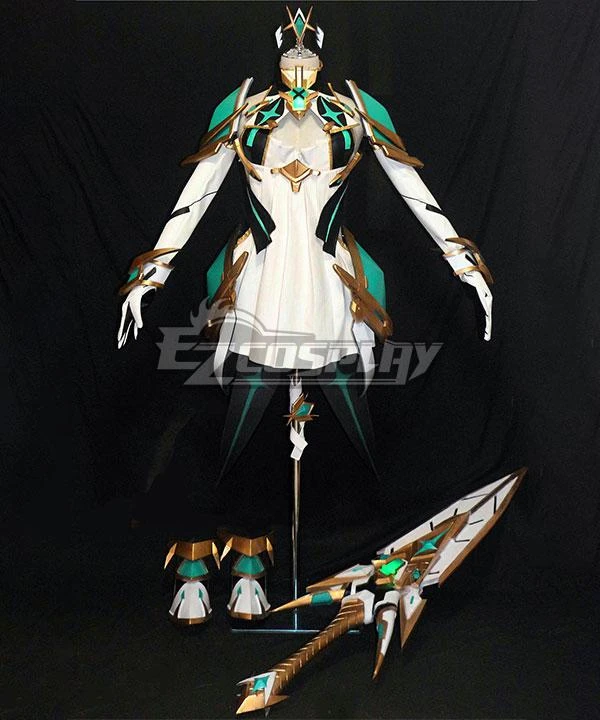Xenoblade Chronicles 2 Mythra Armor Shoes Sword Fullset Cosplay Costume 3 Xenoblade Chronicles 2 Mythra Armor Shoes Sword Fullset Cosplay Costume - Image 3