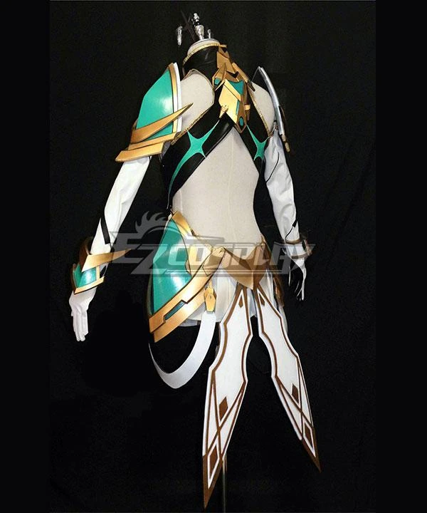 Xenoblade Chronicles 2 Mythra Armor Shoes Sword Fullset Cosplay Costume 4 Xenoblade Chronicles 2 Mythra Armor Shoes Sword Fullset Cosplay Costume - Image 4