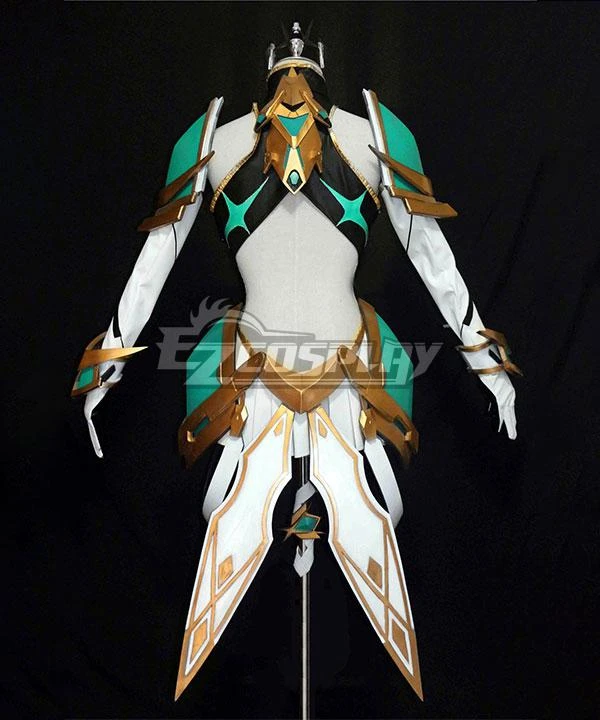 Xenoblade Chronicles 2 Mythra Armor Shoes Sword Fullset Cosplay Costume 5 Xenoblade Chronicles 2 Mythra Armor Shoes Sword Fullset Cosplay Costume - Image 5