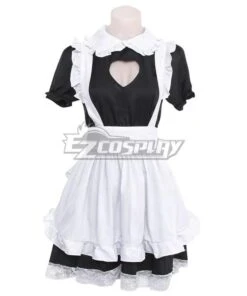 Black And White Lolita Love Maid Dress Cosplay Costume - EMDS038Y -EZCOSPLAY SHOP 2577916 1617705938 1