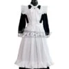 Black And White Lolita Maid Dress Cosplay Costume - EMDS035Y