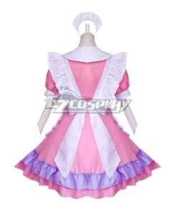 Pink And White Lolita Cute Cat Maid Dress Cosplay Costume - EMDS041Y -EZCOSPLAY SHOP 2587000 1618369157 2