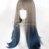 Japan Harajuku Lolita Series Grey Blue Cosplay Wig - EWL166Y -EZCOSPLAY SHOP 2594915 1619691987 1