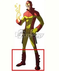 Invincible Rex Splode Brown Shoes Cosplay Boots