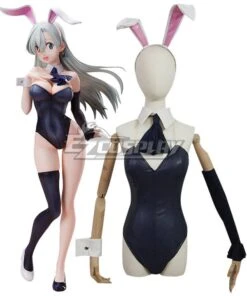 The Seven Deadly Sins Elizabeth Liones Bunny Girl Cosplay Costume