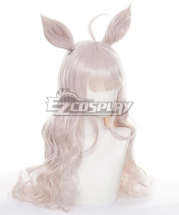 Uma Musume: Pretty Derby Biwa Hayahide Pink Golden Cosplay Wig 3 Uma Musume: Pretty Derby Biwa Hayahide Pink Golden Cosplay Wig - Image 3