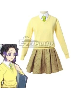 Demon Slayer: Kimetsu No Yaiba Shinobu Kochou JK Uniform Cosplay Costume