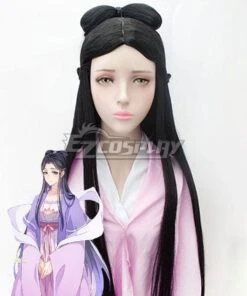 The Grandmaster Of Demonic Cultivation Mo Dao Zu Shi Jiang Yanli Black Cosplay Wig - B Edition