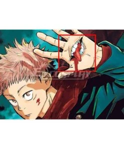 Jujutsu Kaisen Yuji Itadori Tatto Stickers Cosplay Accessory Prop