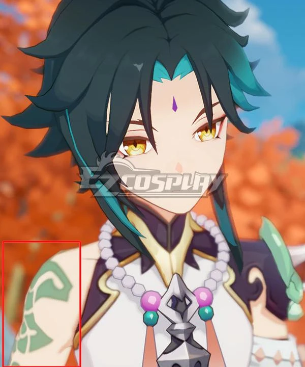 Genshin Impact Xiao Stickers Cosplay Accessory Prop 2 Genshin Impact Xiao Stickers Cosplay Accessory Prop - Image 2