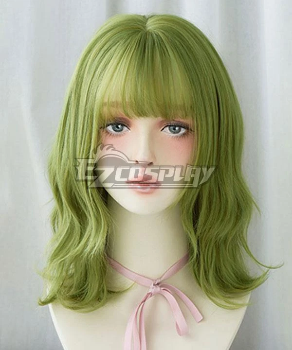Japan Harajuku Lolita Series Green Cosplay Wig - EWL195Y 1 Japan Harajuku Lolita Series Green Cosplay Wig - EWL195Y