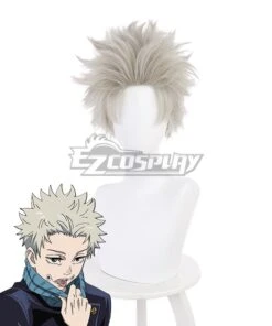 Jujutsu Kaisen 0 Sorcery Fight Toge Inumaki Grey White Cosplay Wig