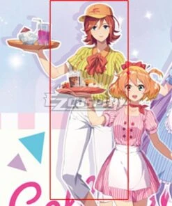 Macross Δ Movie: Absolute Live!!!!!! Kaname Buccaneer Cafe Maid Cosplay Costume