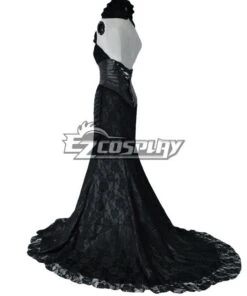 Identity V Michiko Geisha Black Wedding Halloween Dress Cosplay Costume -EZCOSPLAY SHOP 2760103 1628565868 3