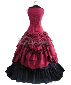Women Girls Gothic Lolita Sleeveless Classic Lolita Dress Multi Colors Costume 1D -EZCOSPLAY SHOP 2761979 1628671568 10