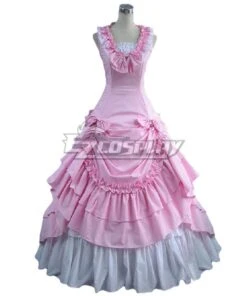 Women Girls Gothic Lolita Sleeveless Classic Lolita Dress Multi Colors Costume 1D -EZCOSPLAY SHOP 2761979 1628671568 7