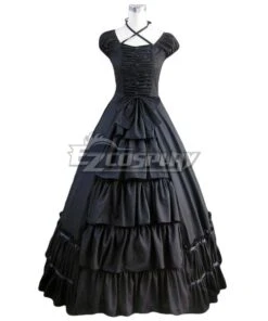Women Girls Gothic Lolita Sleeveless Classic Lolita Dress Multi Colors Costume 1F