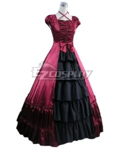 Women Girls Gothic Lolita Sleeveless Classic Lolita Dress Multi Colors Costume 1F -EZCOSPLAY SHOP 2762013 1628671628 4