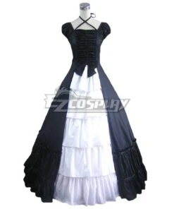 Women Girls Gothic Lolita Sleeveless Classic Lolita Dress Multi Colors Costume 1F -EZCOSPLAY SHOP 2762013 1628671628 5