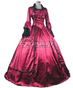 Women Girls Gothic Lolita Long Sleeves Classic Lolita Dress Multi Colors Costume 1I