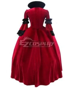 Women Girls Gothic Lolita Long Sleeves Classic Lolita Dress Multi Colors Costume 1J -EZCOSPLAY SHOP 2762081 1628671717 4