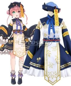 Virtual YouTuber Sasaki Saku Zombie Cosplay Costume