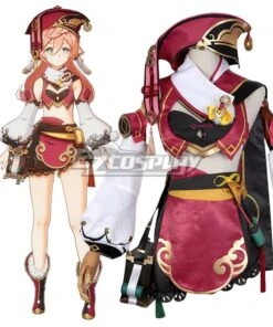 Genshin Impact Yanfei In Stock Halloween Cosplay Costume -EZCOSPLAY SHOP 2783832 1630488586 1