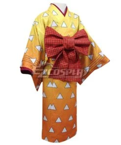 Kids Size Demon Slayer Kimetsu No Yaiba Agatsuma Zenitsu Kimono Cosplay Costume -EZCOSPLAY SHOP 2797881 1631860840 2