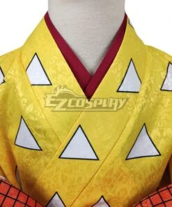 Kids Size Demon Slayer Kimetsu No Yaiba Agatsuma Zenitsu Kimono Cosplay Costume -EZCOSPLAY SHOP 2797881 1631860840 4