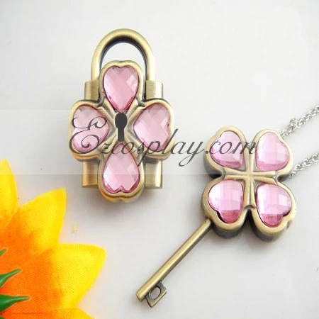 Shugo Chara Love Locker Necklace Cosplay Accessory Prop 2 Shugo Chara Love Locker Necklace Cosplay Accessory Prop - Image 2