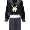 Black Long Sleeves School Uniform Cosplay Costume -ESU004Y -EZCOSPLAY SHOP 2809641 1633773718 1