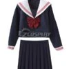 Deep Blue Long Sleeves School Uniform Cosplay Costume ESU009Y -EZCOSPLAY SHOP 2809845 1633773518 1