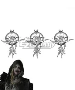 RE 8 Village Vampire Daughters Bela Daniela Cassandra Dimitrescu Tatto Stickers Cosplay Accessory Prop