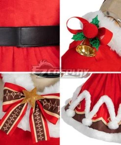 Genshin Impact Barbara Christmas Cosplay Costume -EZCOSPLAY SHOP 2829094 1636455436 11