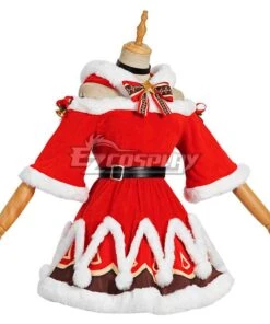 Genshin Impact Barbara Christmas Cosplay Costume -EZCOSPLAY SHOP 2829094 1636455436 4
