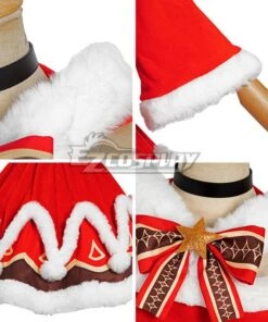 Genshin Impact Barbara Christmas Cosplay Costume -EZCOSPLAY SHOP 2829094 1636455436 8