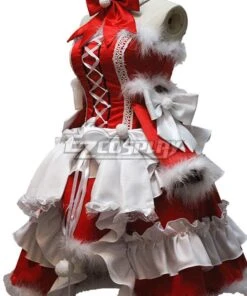 Christmas Costume Red Lolita Dress Cosplay Costume -EZCOSPLAY SHOP 2829100 1636455416 3