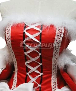 Christmas Costume Red Lolita Dress Cosplay Costume -EZCOSPLAY SHOP 2829100 1636455416 4